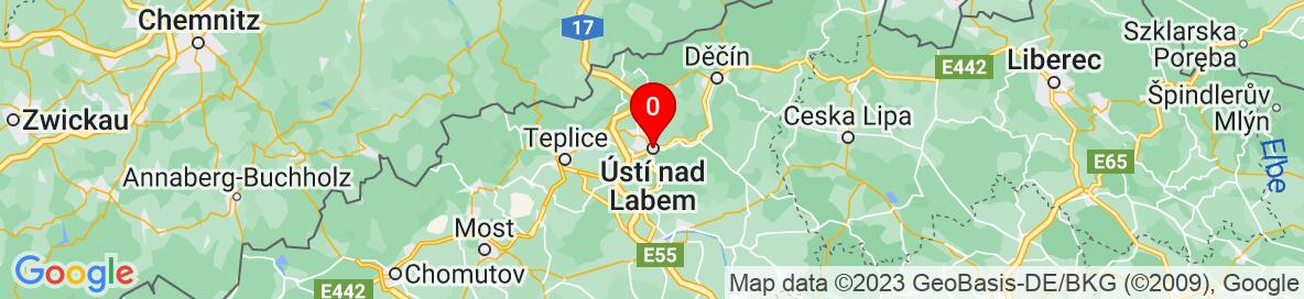 Map of Ústí nad Labem-Střekov, Ústí nad Labem District, Ústí nad Labem Region, Czechia. More detailed map is available only for registered users. Please register or log in.
