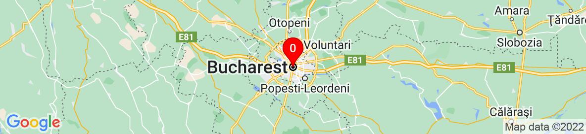 Map of Bucharest, Romania. More detailed map is available only for registered users. Please register or log in.