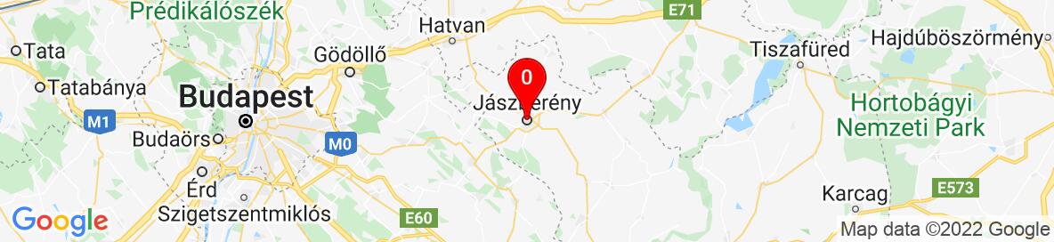 Map of Jászberény, Hungary. More detailed map is available only for registered users. Please register or log in.