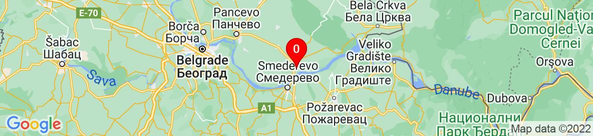 Map of Kovin, South Banat District, Vojvodina, Serbia. More detailed map is available only for registered users. Please register or log in.