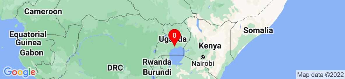 Map of Uganda. Detailed map cannot be displayed.