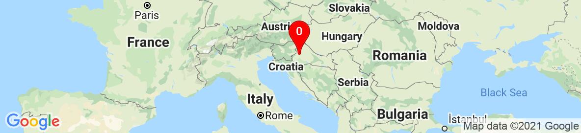 Map of Croatia. Detailed map cannot be displayed.