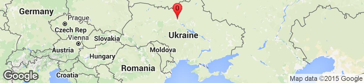 Map of Ukraine. Detailed map cannot be displayed.