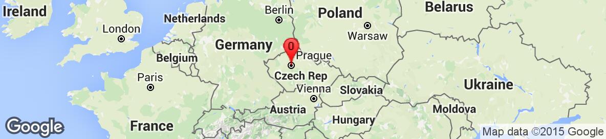 Map of Czech Republic. Detailed map cannot be displayed.