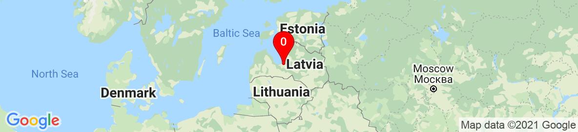 Map of Latvia. Detailed map cannot be displayed.