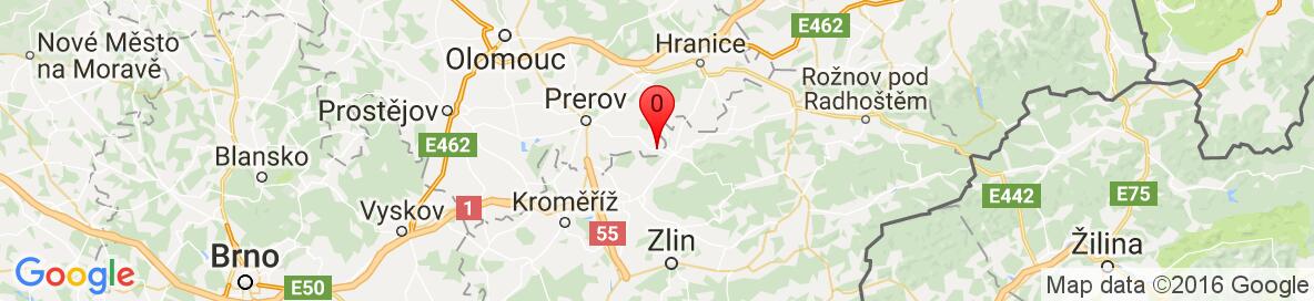 Map of Křtomil, Přerov District, Olomouc Region, Czech Republic. More detailed map is available only for registered users. Please register or log in.