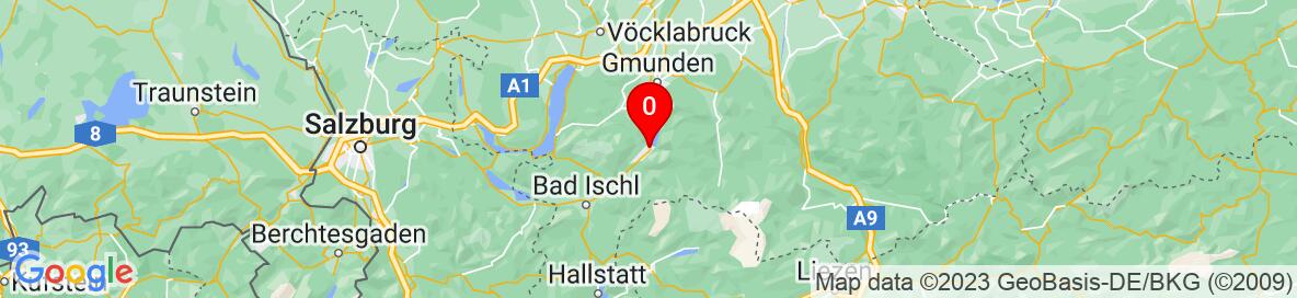 Map of Ebensee. More detailed map is available only for registered users. Please register or log in.
