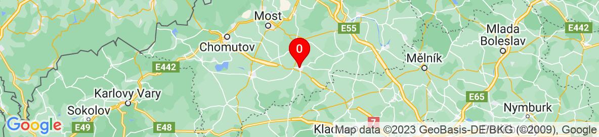 Map of Louny, Ústecký kraj, Česko. More detailed map is available only for registered users. Please register or log in.