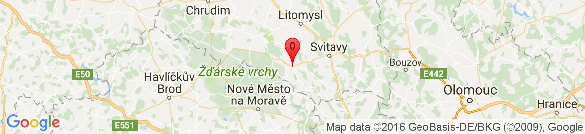 Map of Policka, Svitavy District, Pardubice Region, Czech Republic. More detailed map is available only for registered users. Please register or log in.
