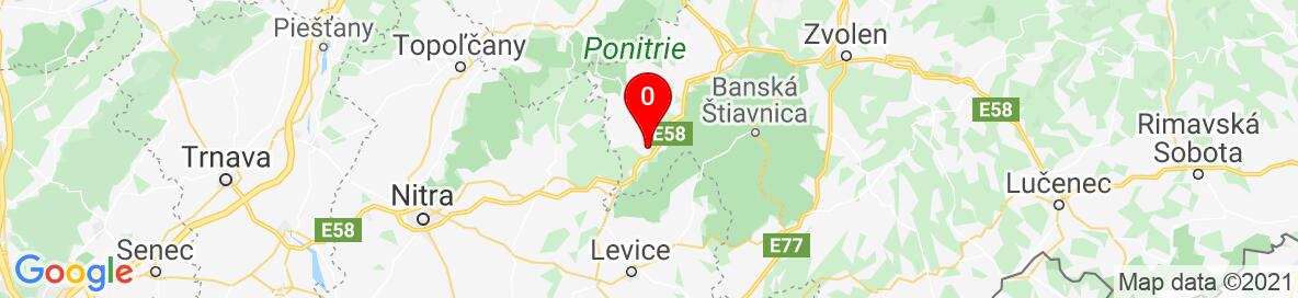 Map of Nová Baňa, Žarnovica District, Banská Bystrica Region, Slovakia. More detailed map is available only for registered users. Please register or log in.