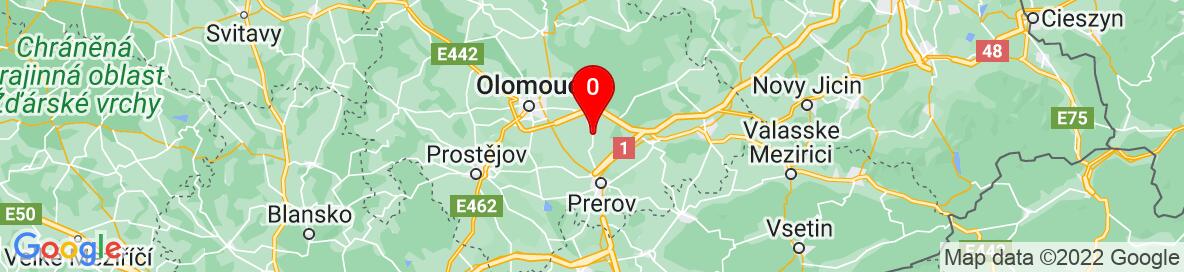 Map of Tršice, Olomouc District, Olomouc Region, Czechia. More detailed map is available only for registered users. Please register or log in.