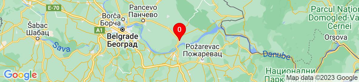 Map of Kovin, South Banat District, Vojvodina, Serbia. More detailed map is available only for registered users. Please register or log in.
