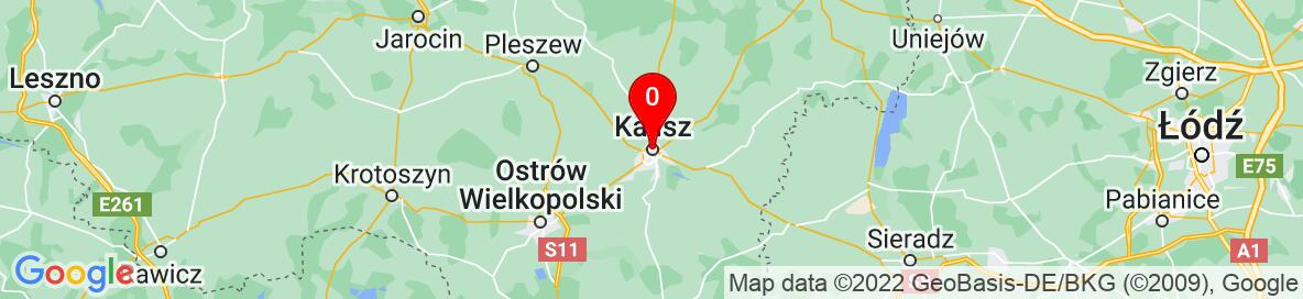 Map of Kalisz, Kalisz County, Greater Poland Voivodeship, Poland. More detailed map is available only for registered users. Please register or log in.