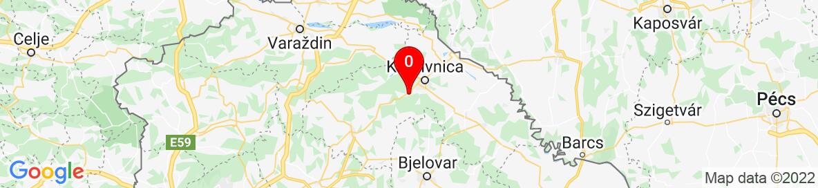 Map of Reka, Općina Koprivnica, Koprivničko-križevačka županija, Croatia. More detailed map is available only for registered users. Please register or log in.