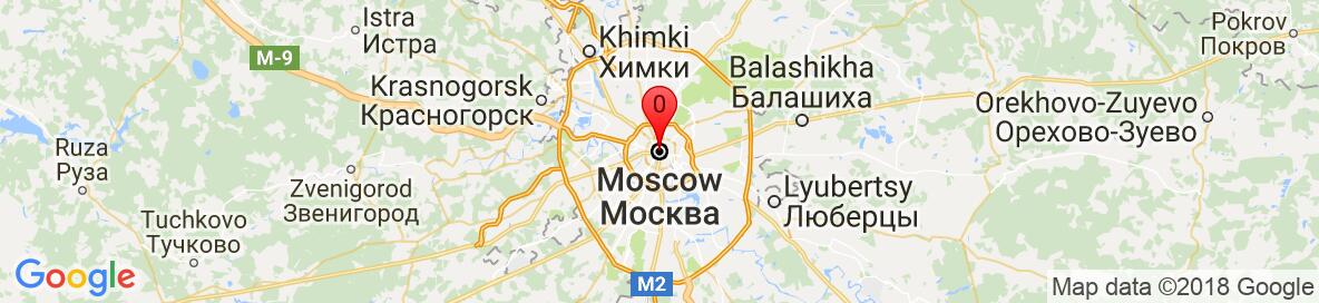 Map of Moscow Russia. More detailed map is available only for registered users. Please register or log in.