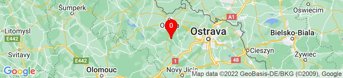 Map of Skřipov, Opava, Moravskoslezský kraj, Česko. More detailed map is available only for registered users. Please register or log in.