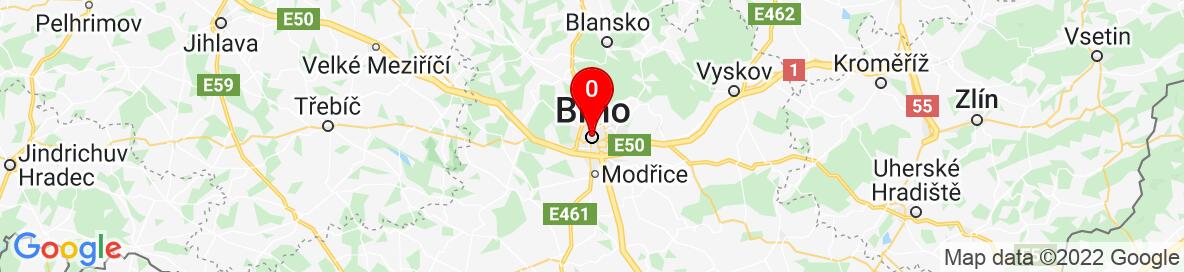 Map of Brno, Brno-City District, South Moravian Region, Czechia. More detailed map is available only for registered users. Please register or log in.