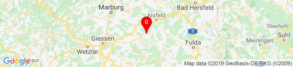 Map of Hessen, Deutschland. More detailed map is available only for registered users. Please register or log in.