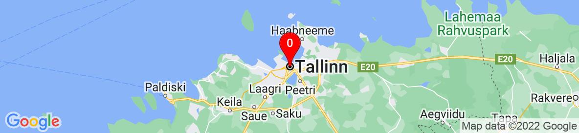 Map of Tallinn, Harju County, Estonia. More detailed map is available only for registered users. Please register or log in.