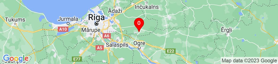 Map of Kākciems, Ropažu pagasti, Latvia. More detailed map is available only for registered users. Please register or log in.