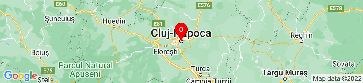 Map of Cluj-Napoca, Cluj - Napoca, Cluj County, Romania. More detailed map is available only for registered users. Please register or log in.